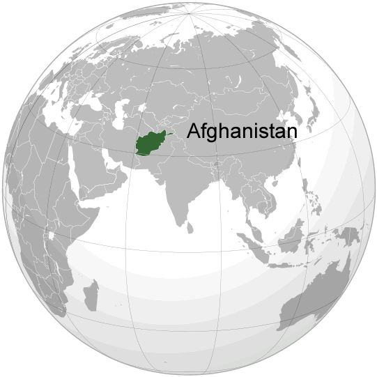 Where is Afghanistan in the World