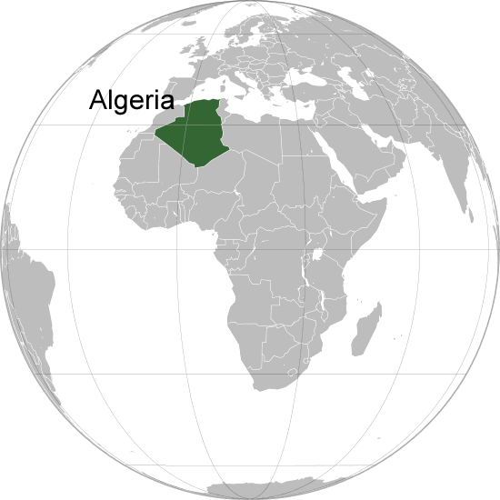 Where is Algeria in the World