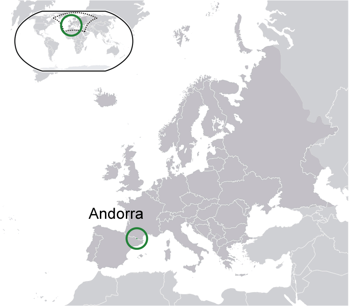 Where is Andorra in the World