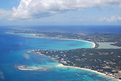 Anguilla aerial view