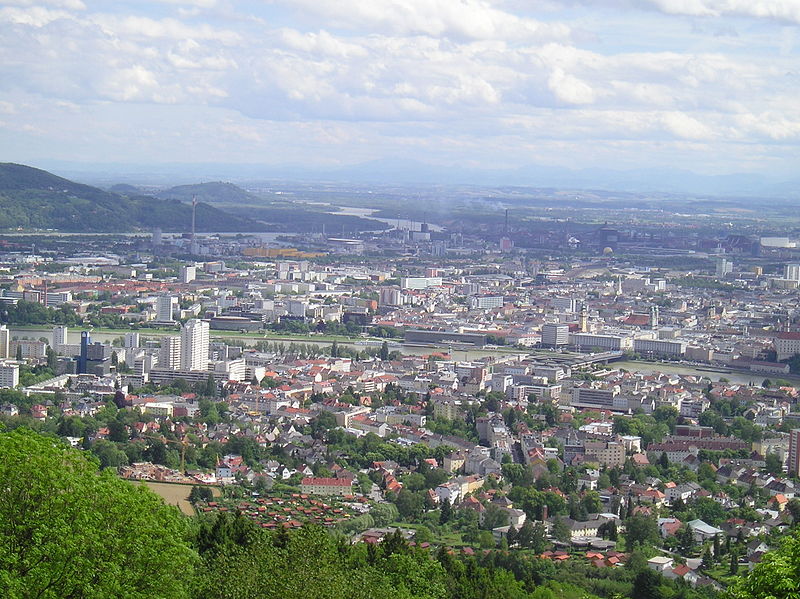 Linzvom Postlingberg austria