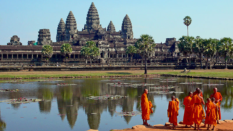 Buddhist monks Cambodia