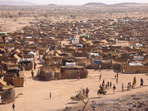 Chad refugee camp