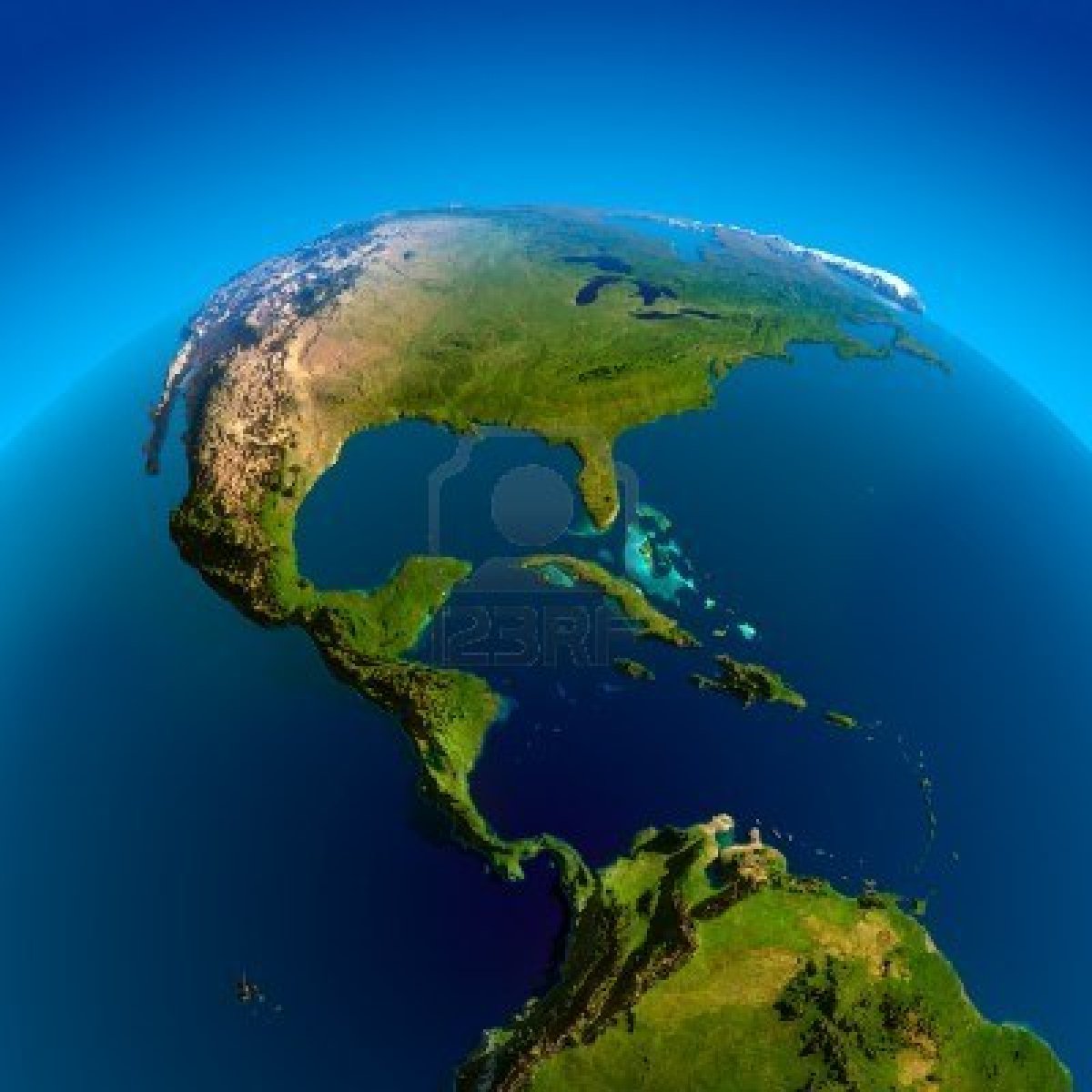 Colombia satellite image