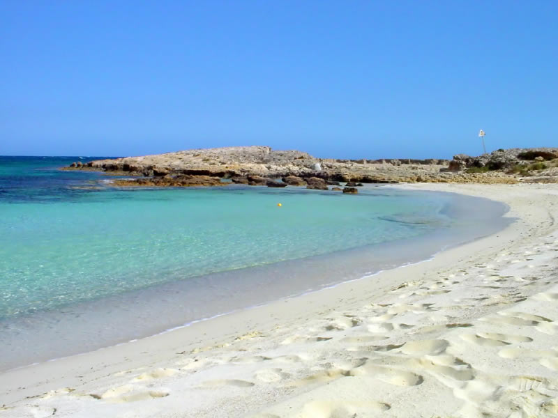 Cyprus white sandy Beach