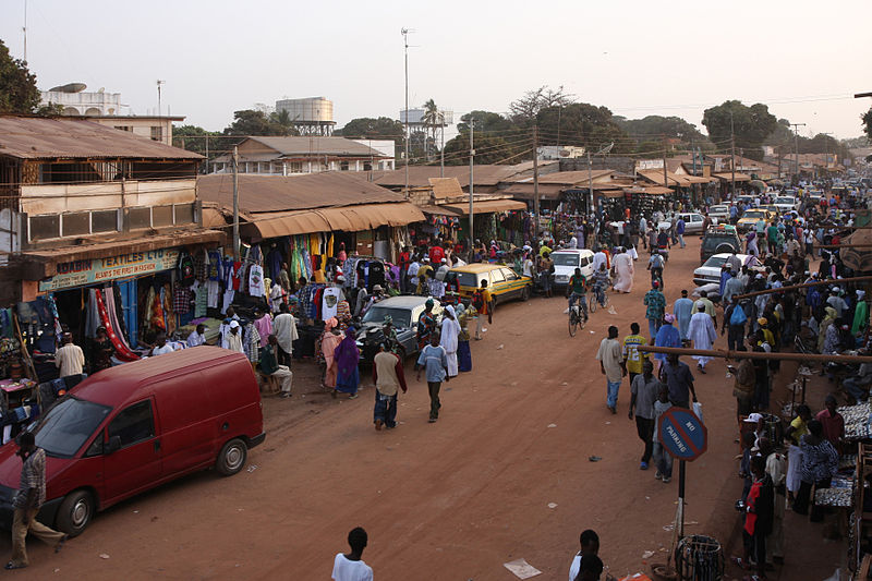 Serekunda market Gambia