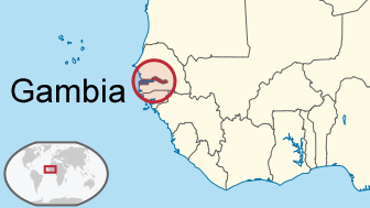 Where is Gambia in the World