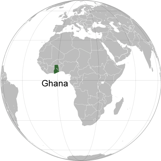 Where is Ghana in the World