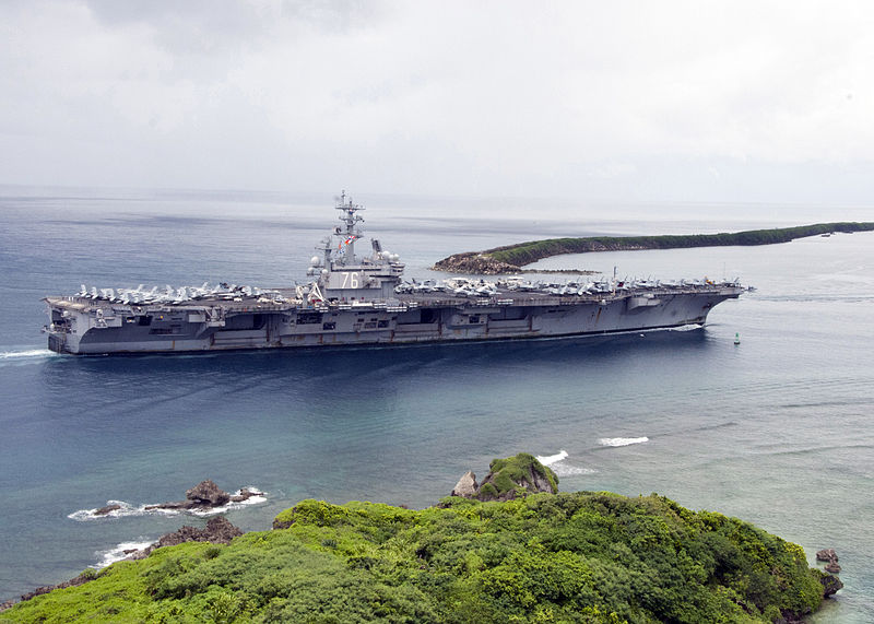 USS Ronald Reagan Apra Harbor Guam