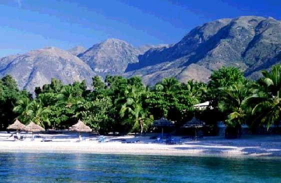 Haiti coastline