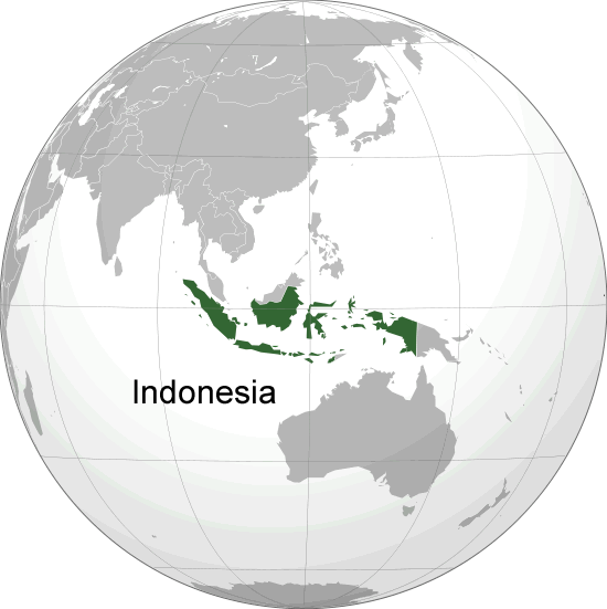 Where is Indonesia in the World