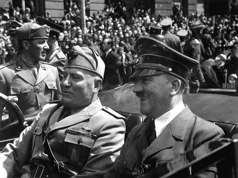 Hitler and Mussolini 1940