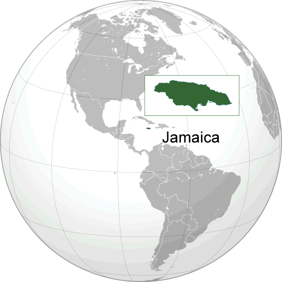 Where is Jamaica in the World