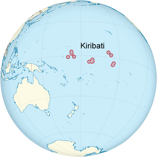 Where is Kiribati in the World
