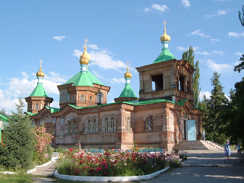 Karakol cathedral Kyrgyzstan