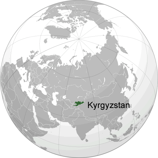 Where is Kyrgyzstan in the World