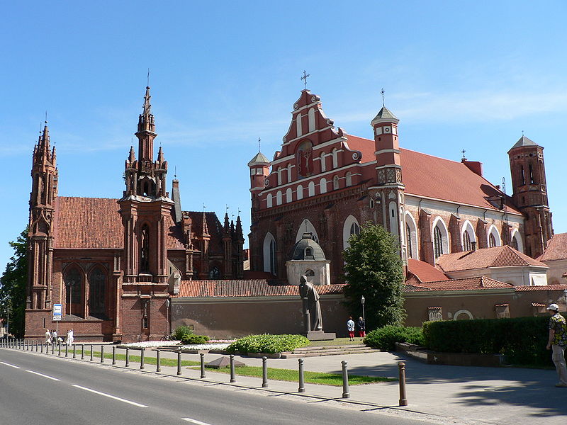 Vilnius St Anns church Lithuania