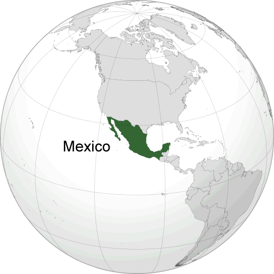 Where is Mexico in the World