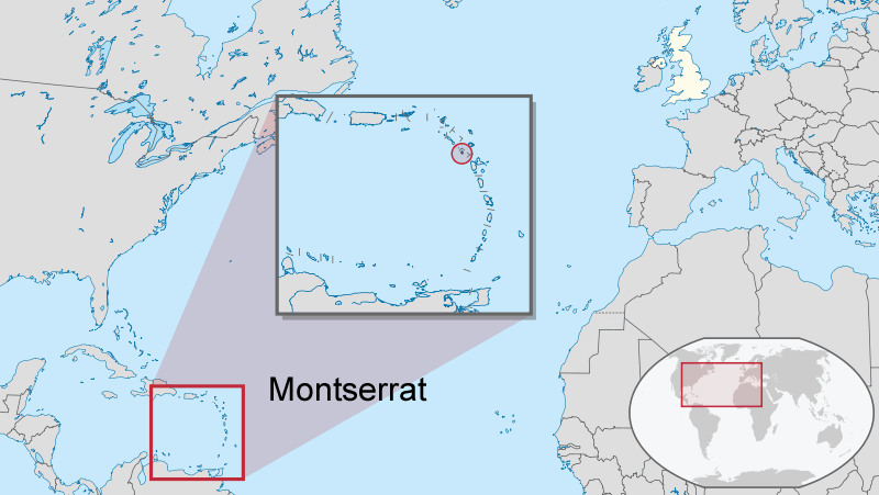 Where is Montserrat in the World