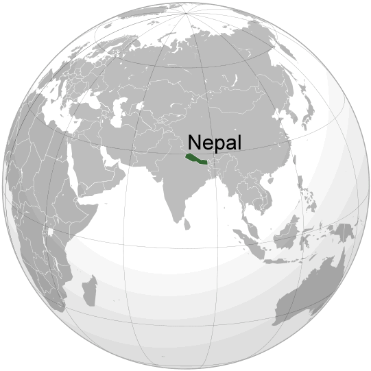 Where is Nepal in the World