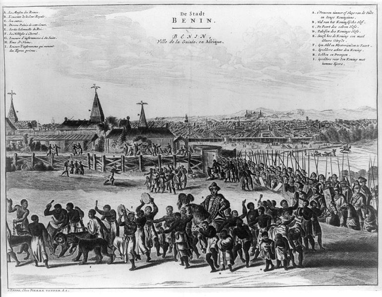 Ancient Benin city 1668 Nigeria