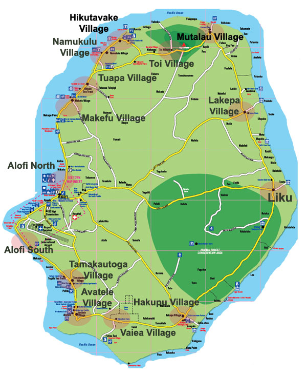 Niue map