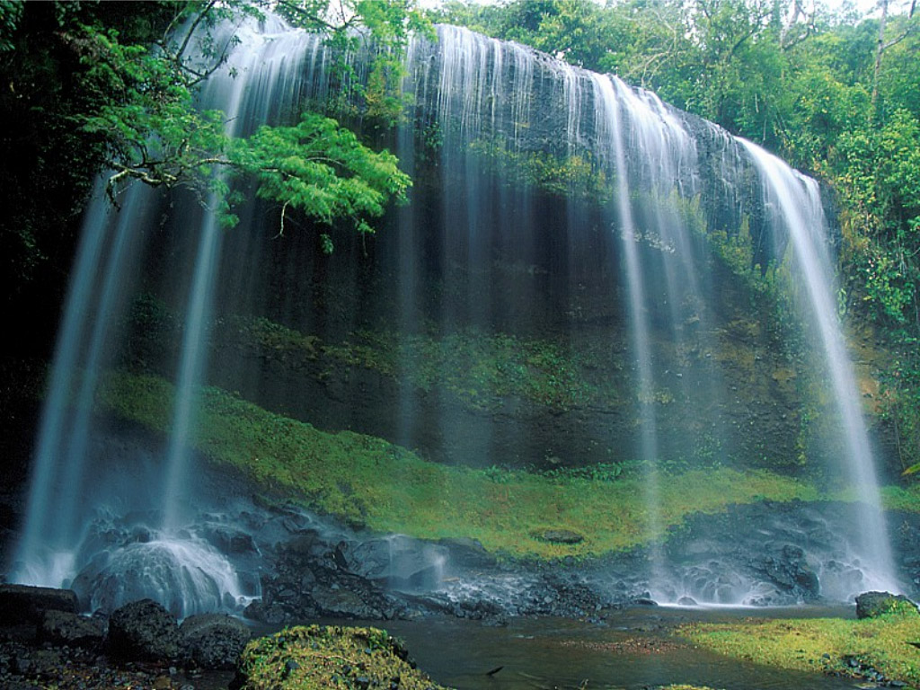 Palau waterfall