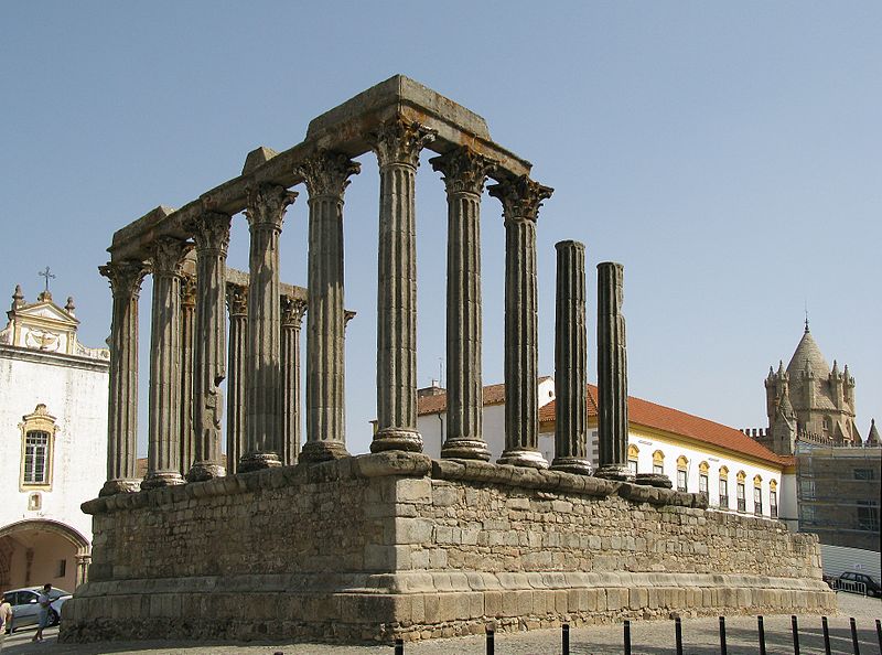 Evora Roman Temple portugal
