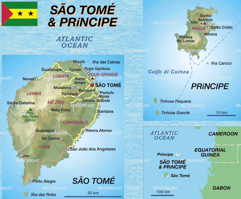 Sao Tome and Principe Map