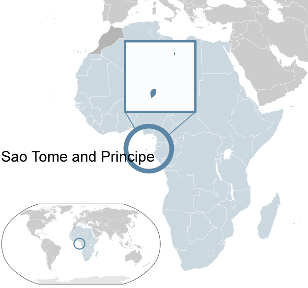 Where is Sao Tome and Principe in the World