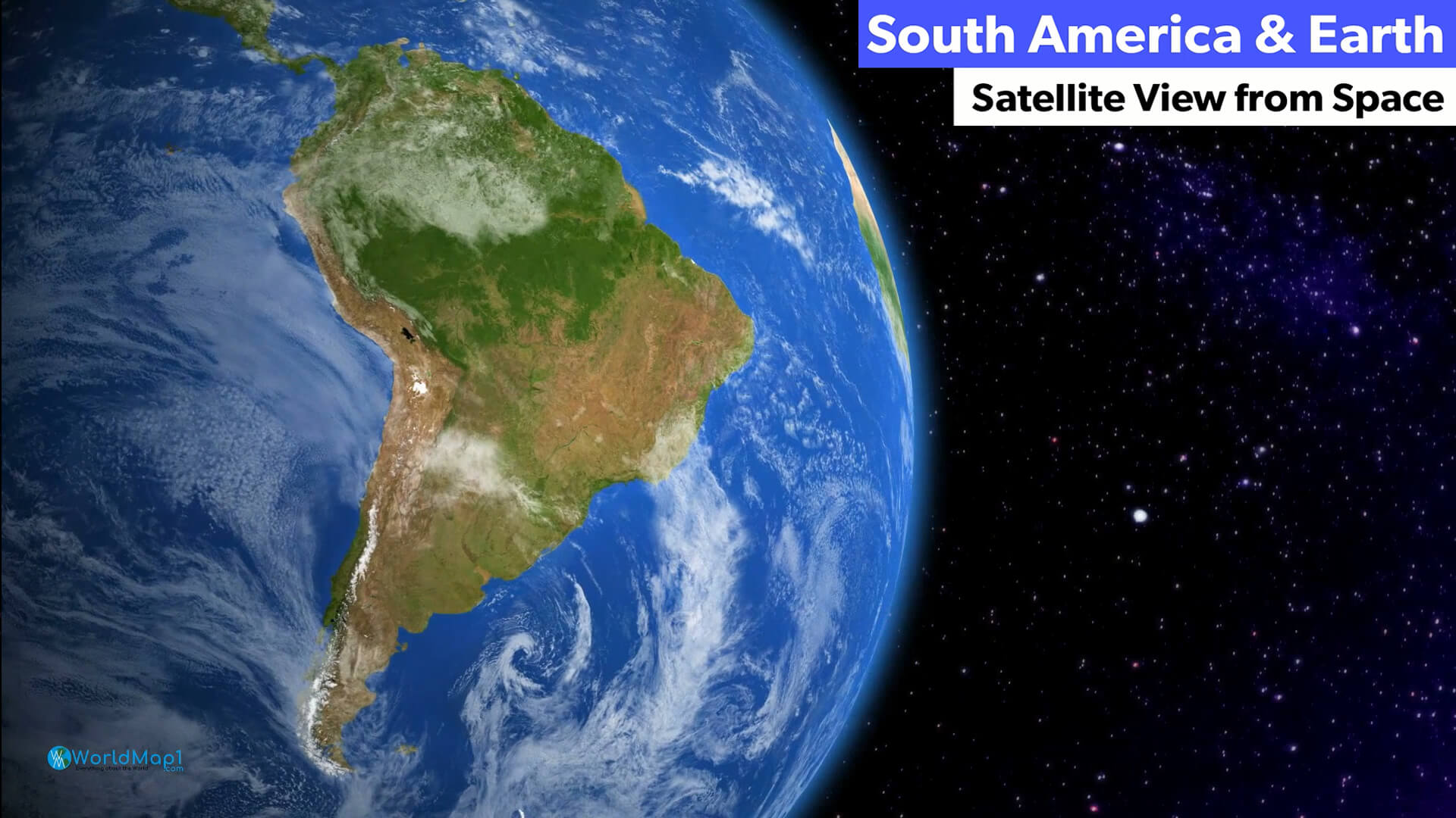 South America Satellite Image