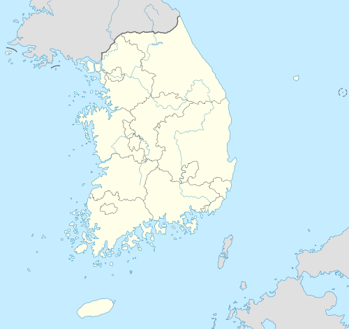 South Korea location map