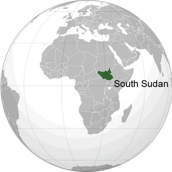 Where is South Sudan in the World