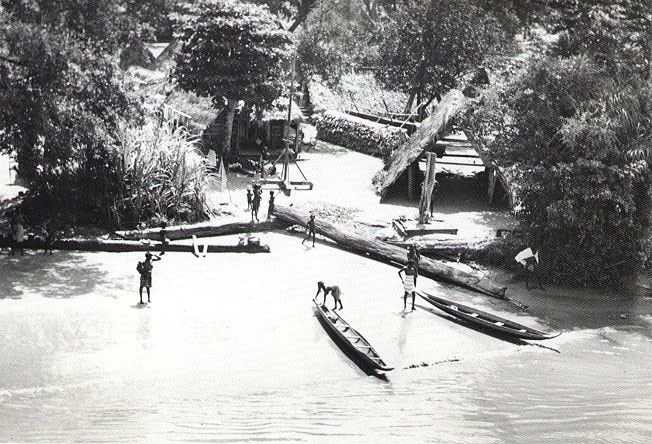 Maroon village Suriname 1955