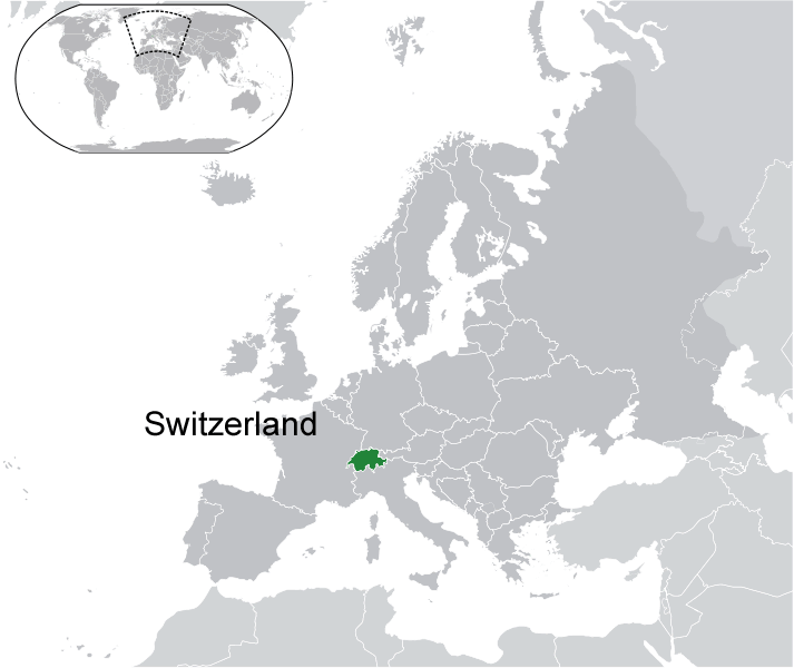 Where is Switzerland in the World