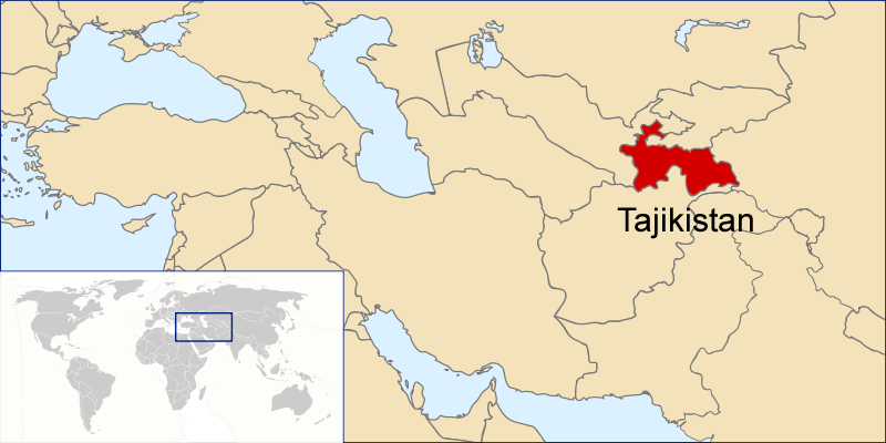 Where is Tajikistan in the World