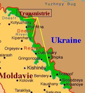 Transnistria map