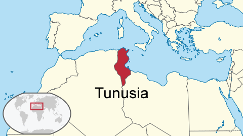 Where is Tunisia in the World
