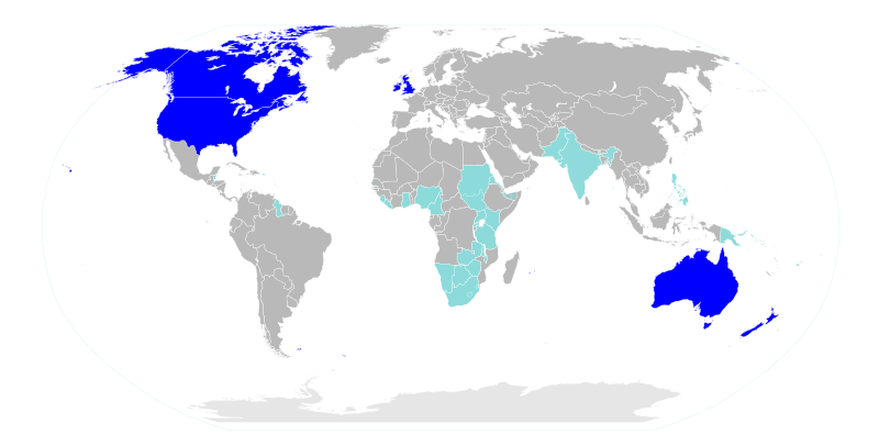 english speakers around world