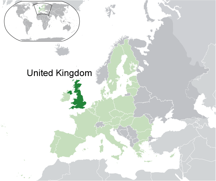 Where is United Kingdom in the World