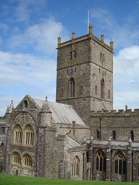St Davids Cathedral Tower Wales