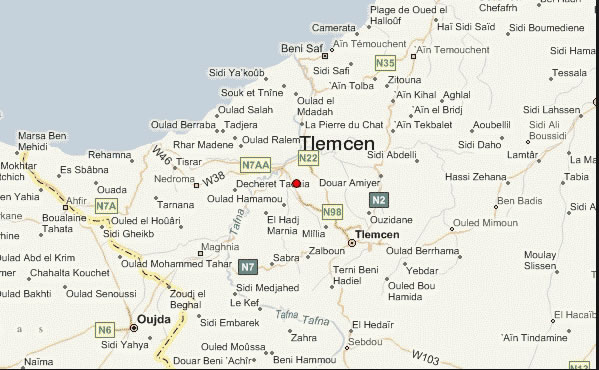 tlemcen city map