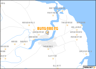 Bundaberg map