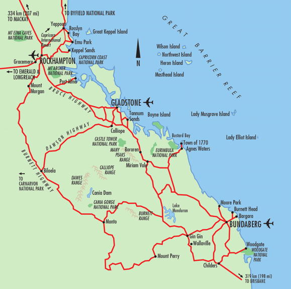central coast province map