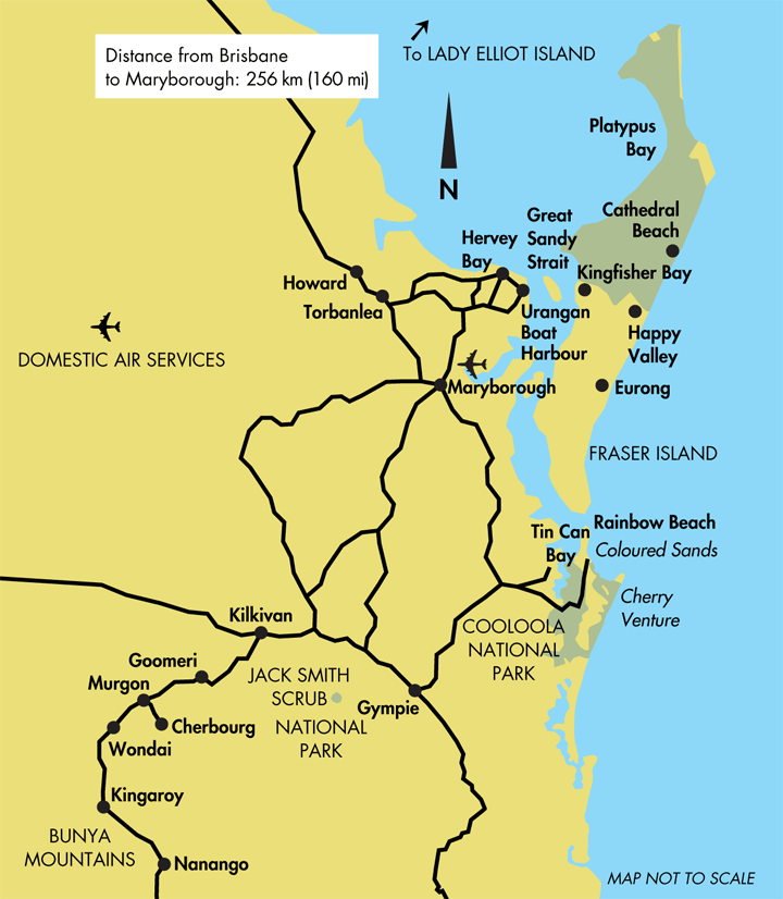 Hervey Bay map