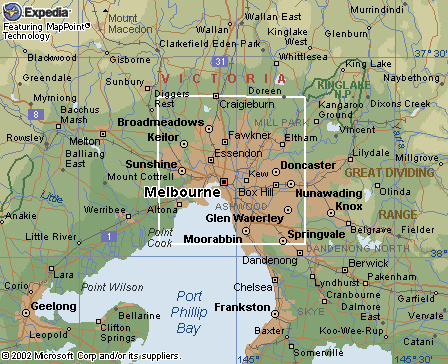 Melton melbourne map