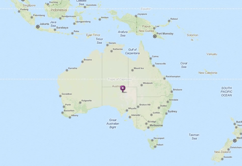 map of australia Mildura