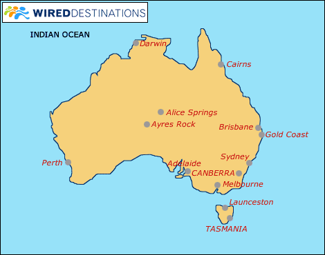 australia sunshine coast map