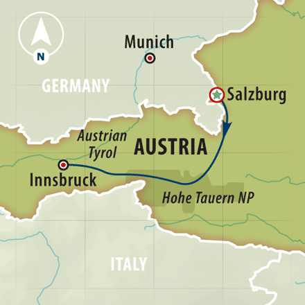 innsbruck map austria
