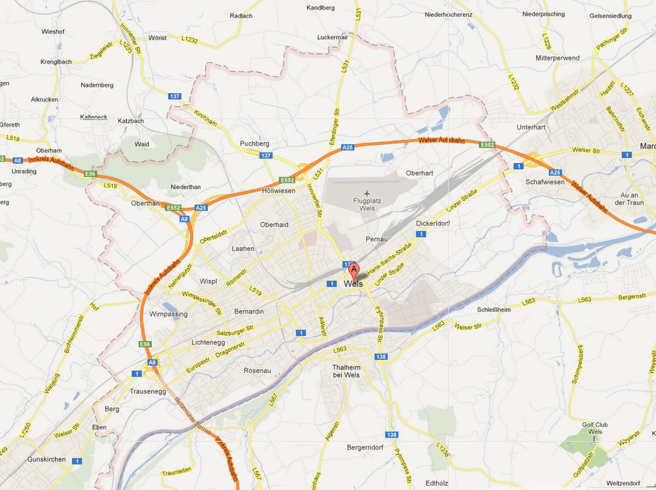 map of wels